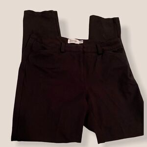 Calvin Kline Black Dress Crop Pants Sz 6